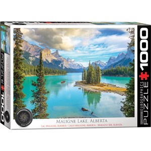Eurographics (6000-5430) - "Maligne Lake, Alberta" - 1000 pièces