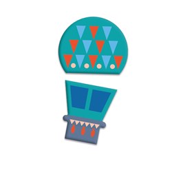 Castorland (16162) - "Transport" - 2 pièces