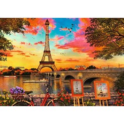 Ravensburger (15168) - "Quais de la Seine, Paris" - 1000 pièces