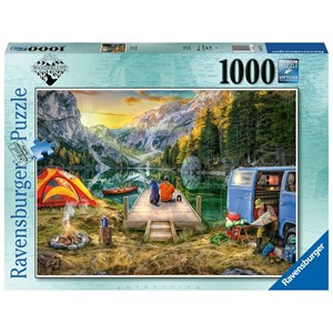 Ravensburger (16177) - "Calm Campsite" - 1000 pièces