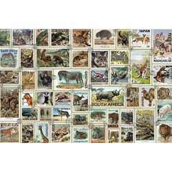 Ravensburger (17079) - "Animal Stamps" - 3000 pièces