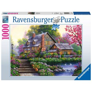 Ravensburger (15184) - "Romantic Cottage" - 1000 pièces