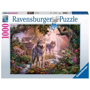Ravensburger (15185) - "Famille de Loup en Ete" - 1000 pièces
