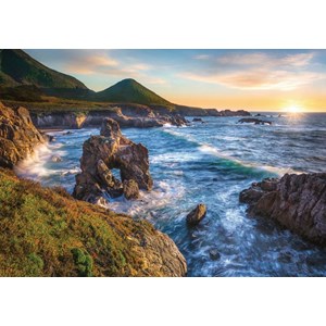 Ravensburger (15287) - "Big Sur Sunset" - 1000 pièces