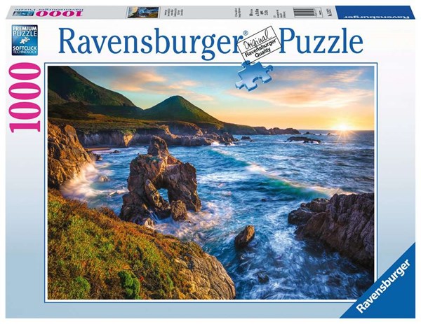 Ravensburger (15287) - "Big Sur Sunset" - 1000 pièces