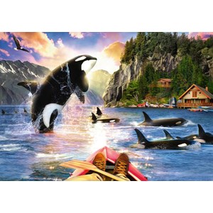 Ravensburger (15270) - "Orques à Proximité" - 1000 pièces