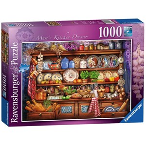 Ravensburger (19848) - "Mum's Kitchen Dresser" - 1000 pièces