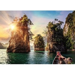 Ravensburger (13968) - "Three rocks in Cheow, Thailand" - 1000 pièces