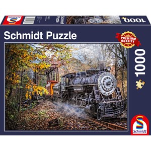 Schmidt Spiele (58377) - "Railway Fascination" - 1000 pièces