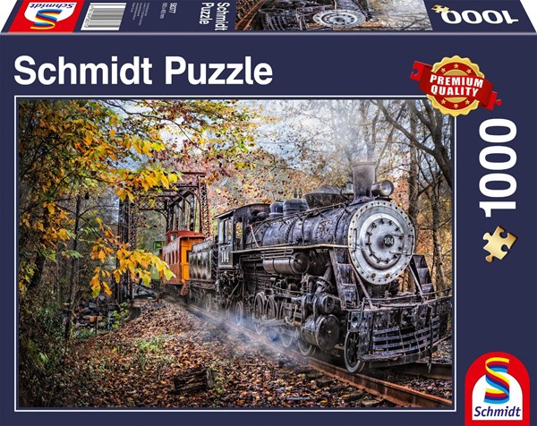 Schmidt Spiele (58377) - "Railway Fascination" - 1000 pièces