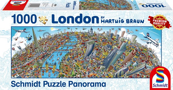 Schmidt Spiele (59596) - Hartwig Braun: "Londres" - 1000 pièces