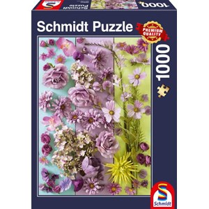 Schmidt Spiele (58944) - "Violet Blossom" - 1000 pièces