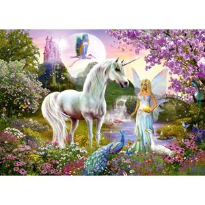 Schmidt Spiele (58951) - "Fairy and Unicorn" - 2000 pièces