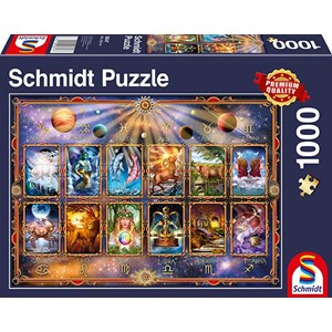 Schmidt Spiele (58347) - "Signs of the Zodiac" - 1000 pièces