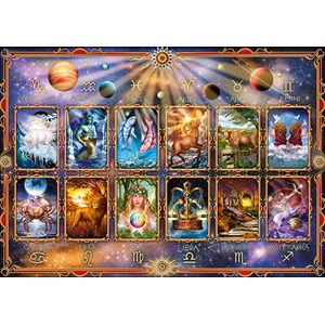 Schmidt Spiele (58347) - "Signs of the Zodiac" - 1000 pièces