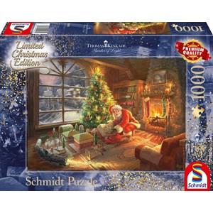 Schmidt Spiele (59495) - Thomas Kinkade: "Santa's Special Delivery" - 1000 pièces