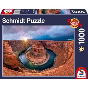 Schmidt Spiele (58952) - "Glen Canyon, Horseshoe Bend" - 1000 pièces