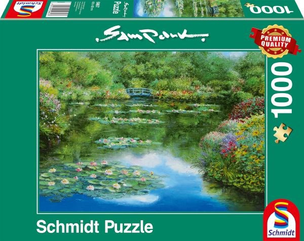 Schmidt Spiele (59657) - Sam Park: "Water Lily Pond" - 1000 pièces