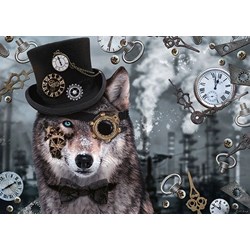 Schmidt Spiele (59647) - Markus Binz: "Steampunk Wolf" - 1000 pièces