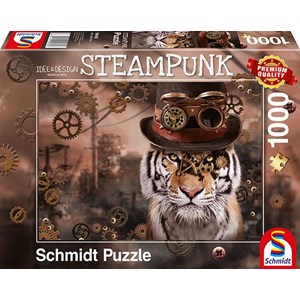 Schmidt Spiele (59646) - Markus Binz: "Steampunk Tiger" - 1000 pièces