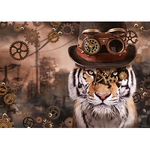 Schmidt Spiele (59646) - Markus Binz: "Steampunk Tiger" - 1000 pièces