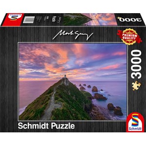 Schmidt Spiele (59348) - Mark Gray: "Nugget Point Lighthouse, New Zealand" - 3000 pièces