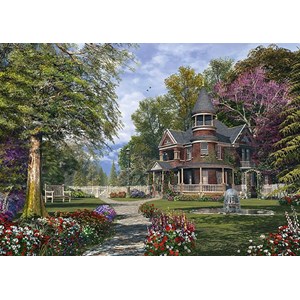 Schmidt Spiele (59617) - Dominic Davison: "Manor House with Tower" - 1000 pièces