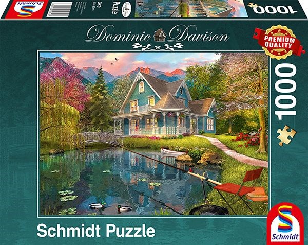 Schmidt Spiele (59619) - Dominic Davison: "Lakeside Retirement Home" - 1000 pièces