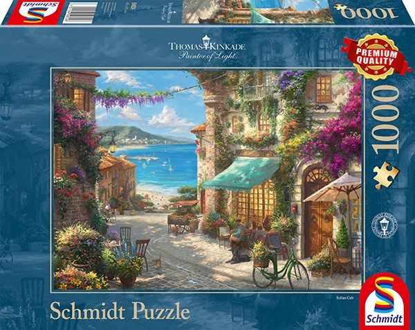 Schmidt Spiele (59624) - Thomas Kinkade: "Italian Café" - 1000 pièces