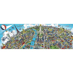 Schmidt Spiele (59597) - Hartwig Braun: "Paris Cityscape" - 1000 pièces