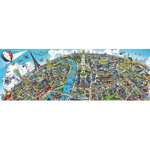 Schmidt Spiele (59597) - Hartwig Braun: "Paris Cityscape" - 1000 pièces