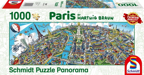 Schmidt Spiele (59597) - Hartwig Braun: "Paris Cityscape" - 1000 pièces