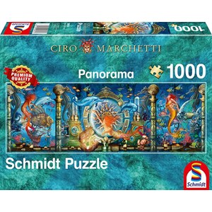 Schmidt Spiele (59613) - Ciro Marchetti: "Underwater World" - 1000 pièces