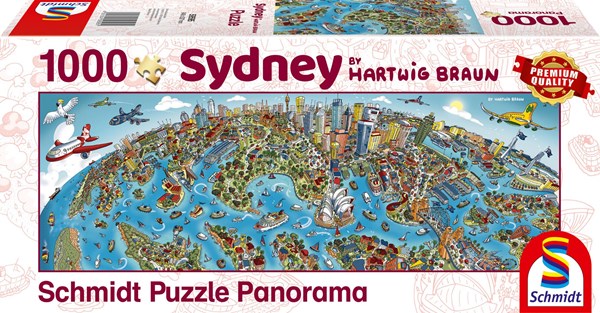 Schmidt Spiele (59595) - Hartwig Braun: "Sidney Cityscape" - 1000 pièces