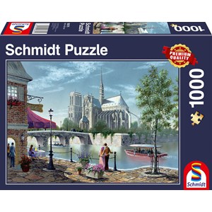 Schmidt Spiele (58375) - "Notre Dame Paris" - 1000 pièces