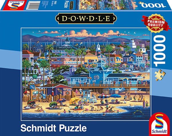 Schmidt Spiele (59642) - Eric Dowdle: "Newport Beach" - 1000 pièces