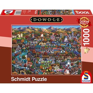 Schmidt Spiele (59643) - Eric Dowdle: "Solvang" - 1000 pièces