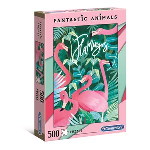 Clementoni (35067) - "Flamingos" - 500 pièces