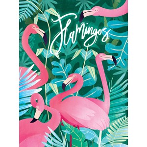 Clementoni (35067) - "Flamingos" - 500 pièces