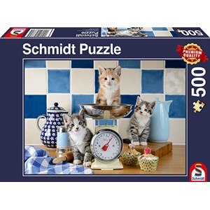 Schmidt Spiele (58370) - "Cats in the Kitchen" - 500 pièces
