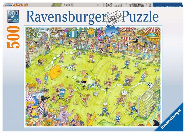 Ravensburger (14786) - "At the Soccer Match" - 500 pièces