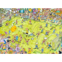 Ravensburger (14786) - "At the Soccer Match" - 500 pièces