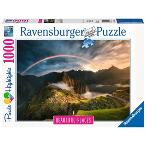 Ravensburger (15158) - "Rainbow over Machu Picchu, Peru" - 1000 pièces