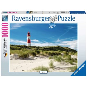 Ravensburger (13967) - "Lighthouse In Sylt" - 1000 pièces