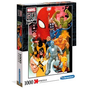 Clementoni (39534) - "Marvel 80 Years" - 1000 pièces