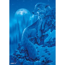 Ravensburger (19119) - "Midnight Wolves" - 1000 pièces