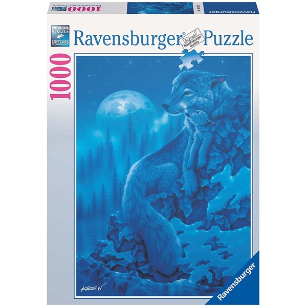 Ravensburger (19119) - "Midnight Wolves" - 1000 pièces