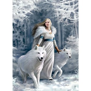 Clementoni (39477) - Anne Stokes: "Winter Guardians" - 1000 pièces