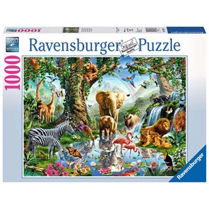 Ravensburger (19837) - "Aventures dans la Jungle" - 1000 pièces