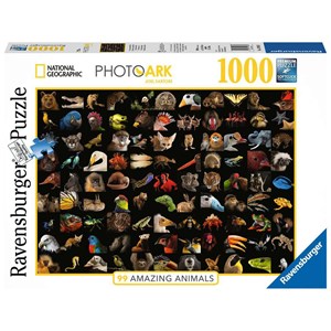 Ravensburger (15983) - "99 Stunning Animals" - 1000 pièces